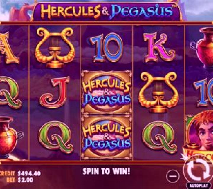 Hercules and Pegasus slot machine
