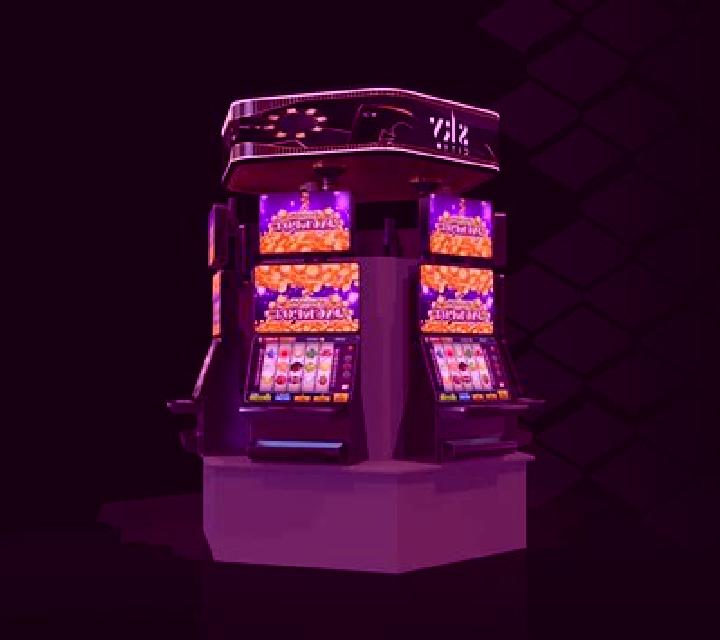 Hexagon slot machine