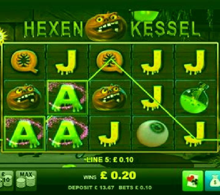 Hexen Kessel slot game