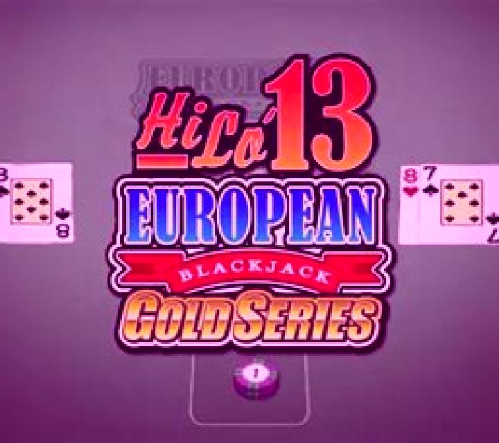 Hi Lo 13 European Blackjack Gold slot game