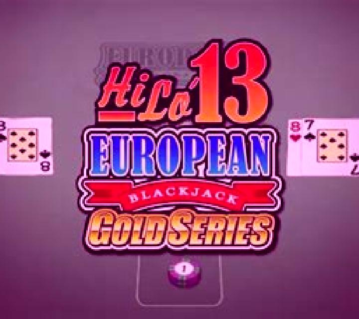 Hi Lo 13 European Blackjack Gold slot machine