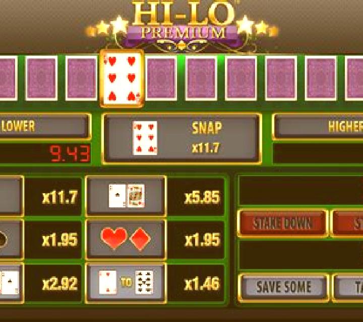 Hi-Lo Slider slot game