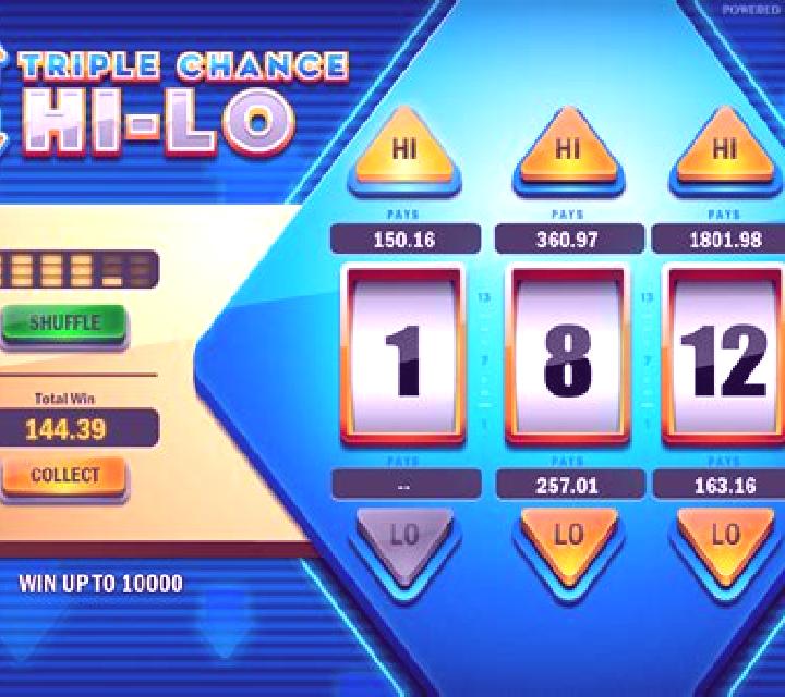 Hi-lo Triple Chance online slot