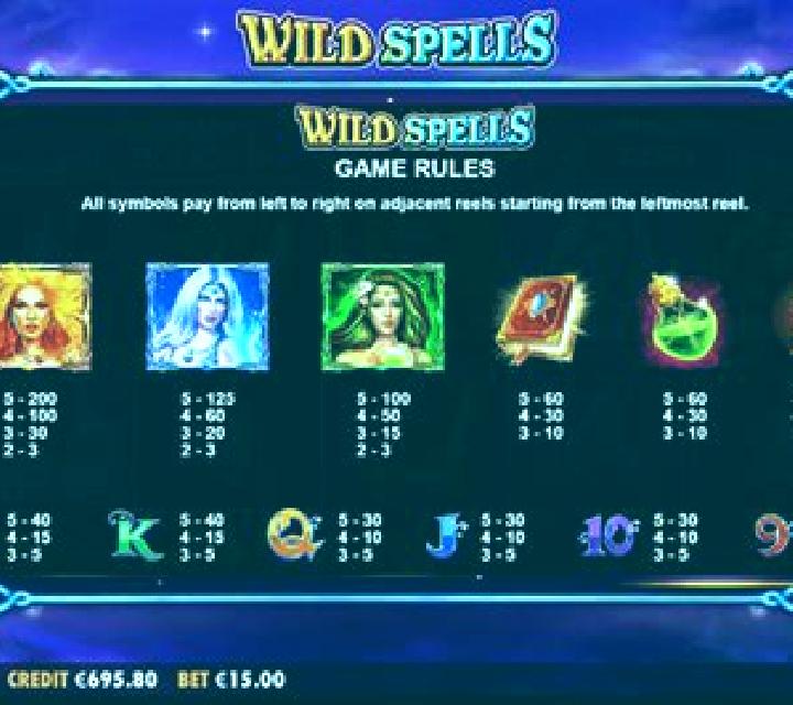 Hidden Spells slot game