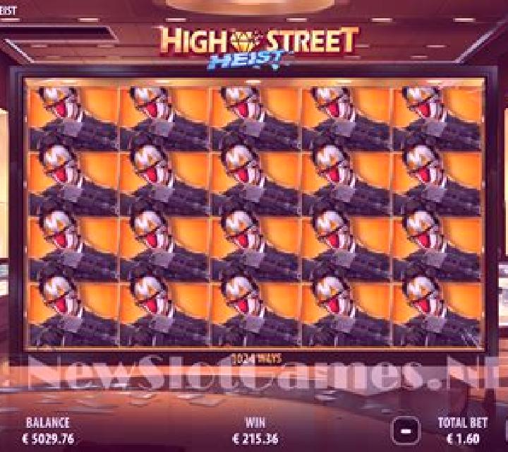 Highstreet Heist slot game