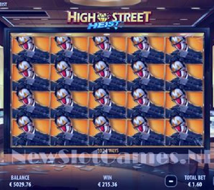 Highstreet Heist slot machine