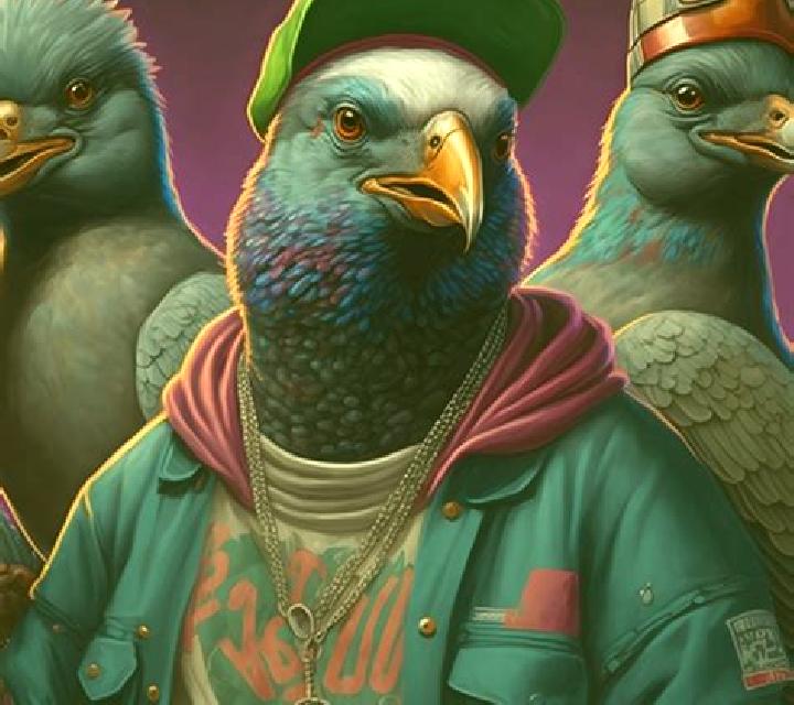 Hip Hop Pigeon slot game