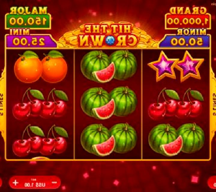 Hit the Crown Hold and Spin slot