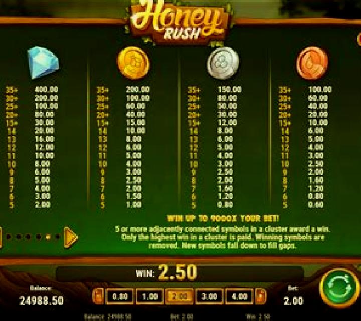 Honey Rush slot game