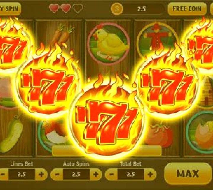 Hot 777 Deluxe slot machine