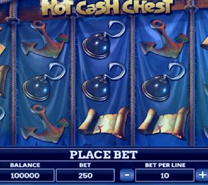 Hot Cash Chest slot machine