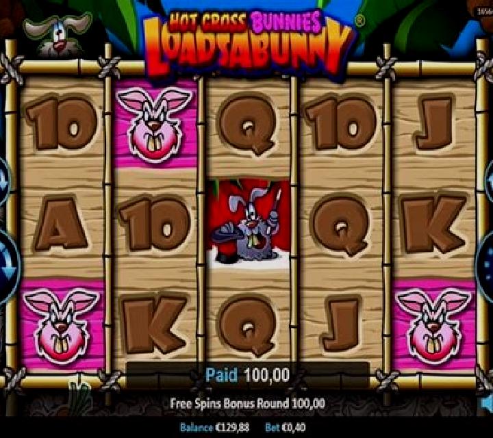 Hot Cross Bunnies Loadsabunny slot machine