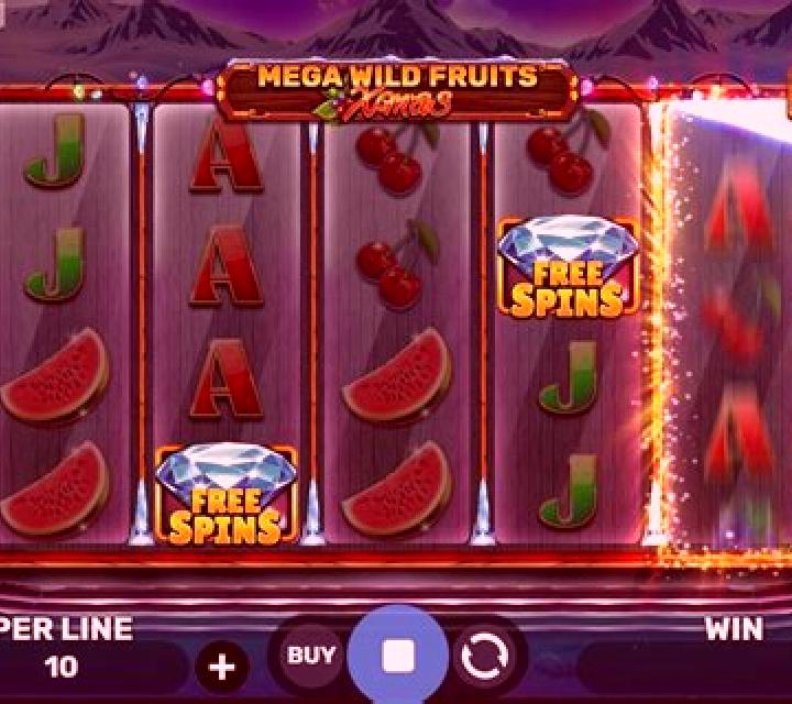 Hot Fruits Xmas slot game