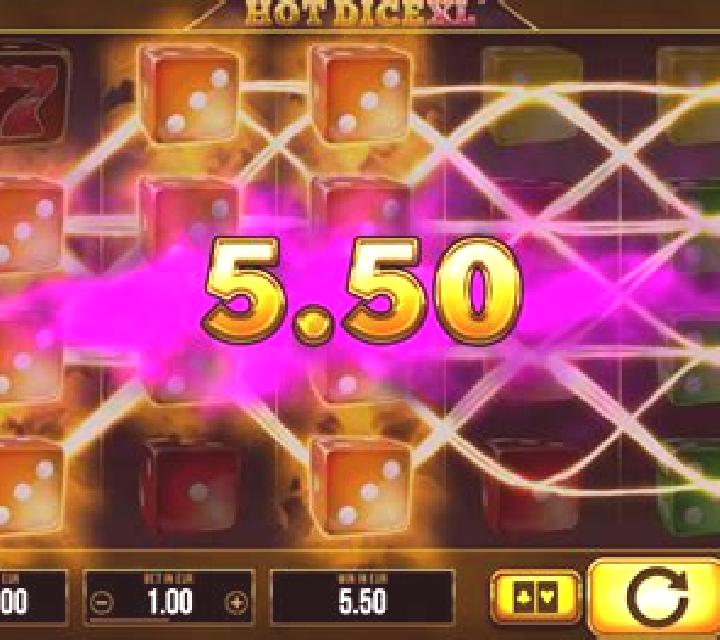 Hot Seven Dice slot game
