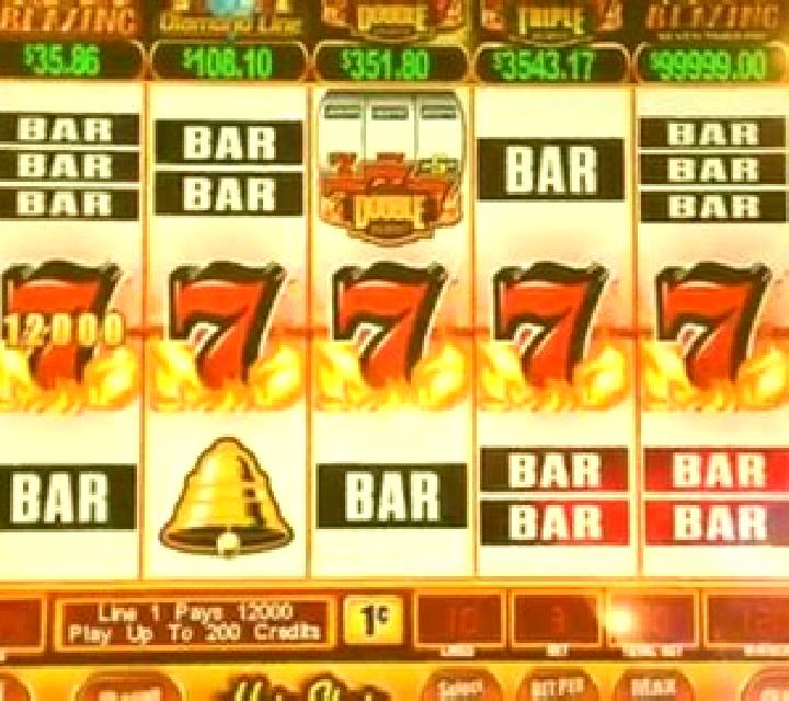 Hot Shot Blazing 7s slot game