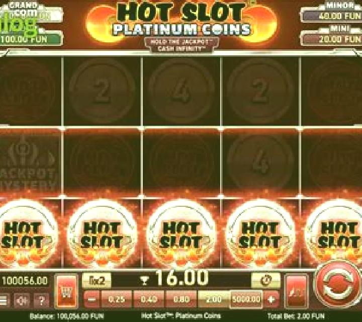 Hot Slot Platinum Coins slot