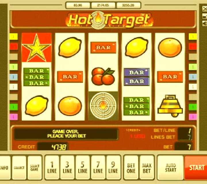 Hot Target Arcade slot game