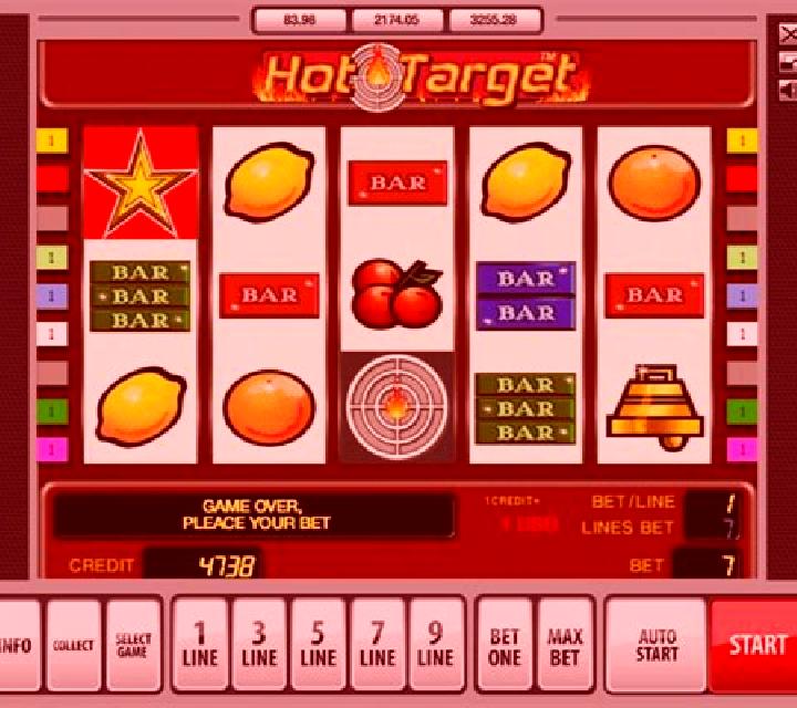 Hot Target Arcade slot machine