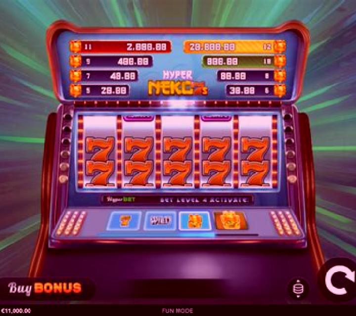 Hyper Neko 7s slot game