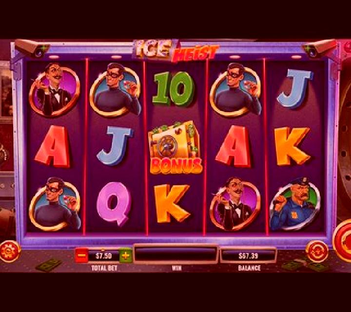 Ice Heist: Play slot machine