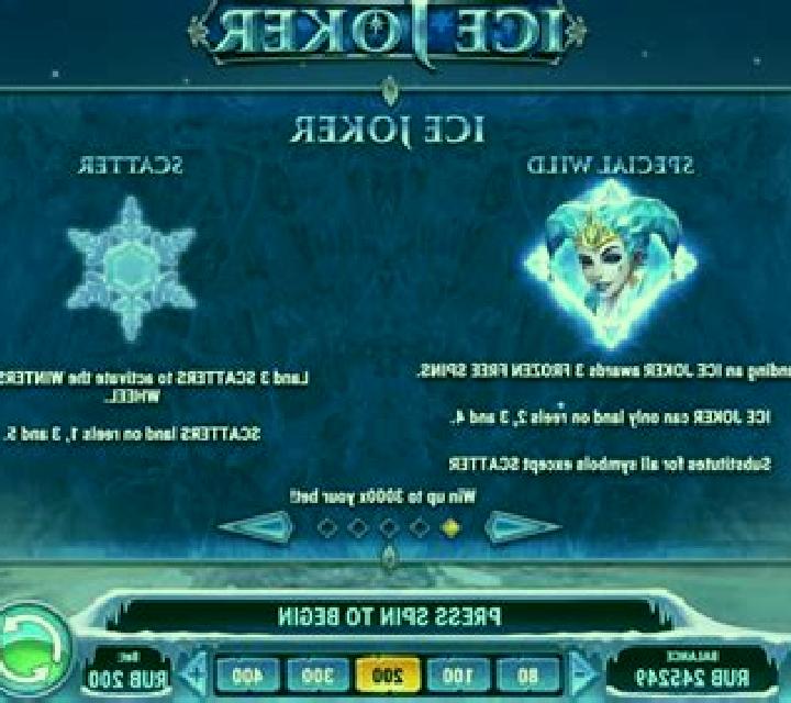 Ice Joker slot machine
