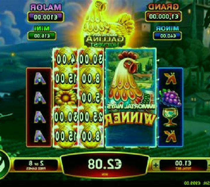 Immortal Ways Gallina Harvest slot machine