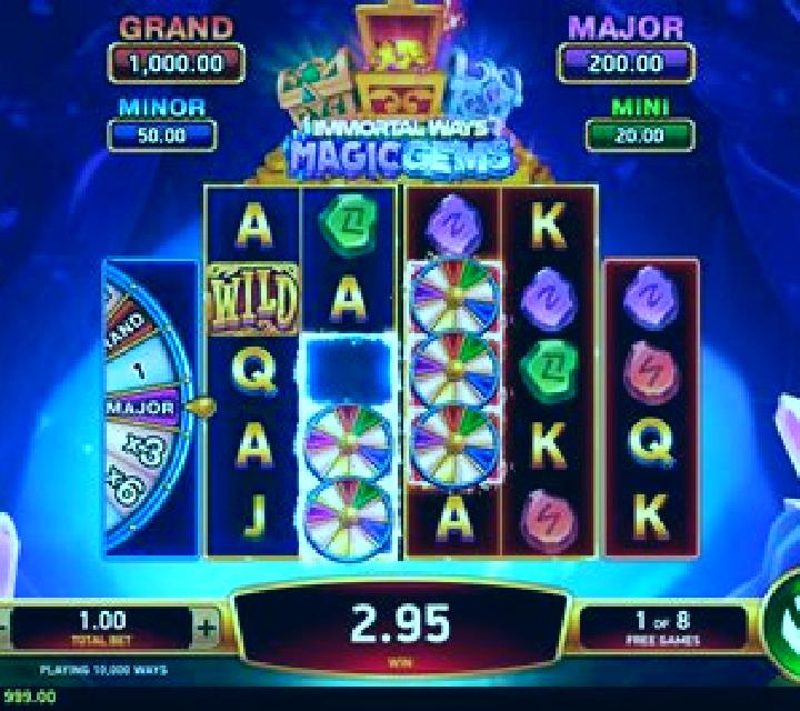 Immortal Ways Magic Gems slot machine
