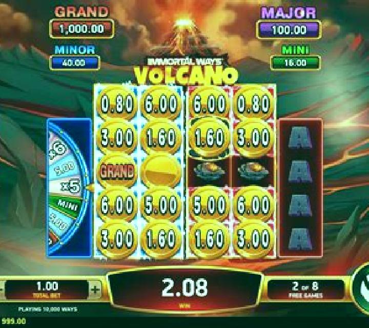 Immortal Ways Volcano online slot