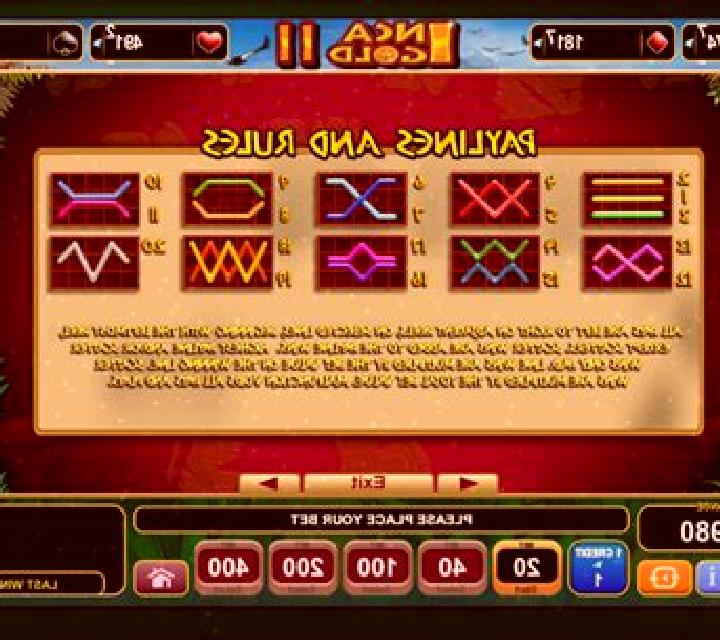 Inca Gold II slot machine