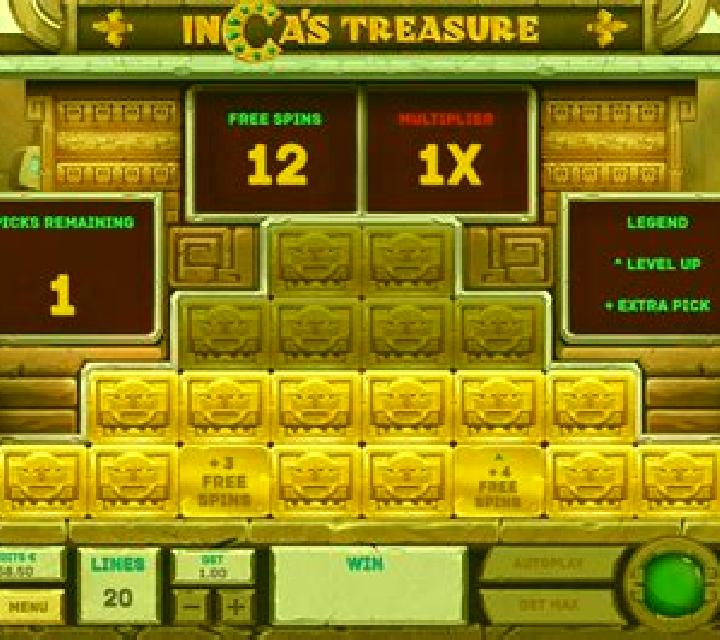 Inca s Treasure slot machine