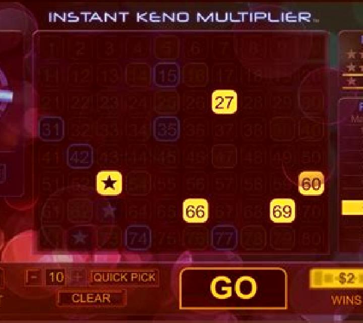 Instant Keno Multiplier online slot