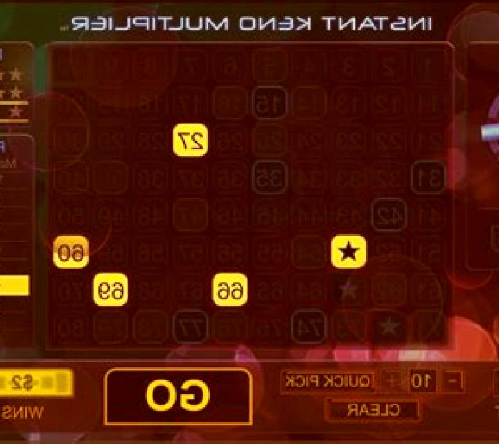 Instant Keno Multiplier slot machine