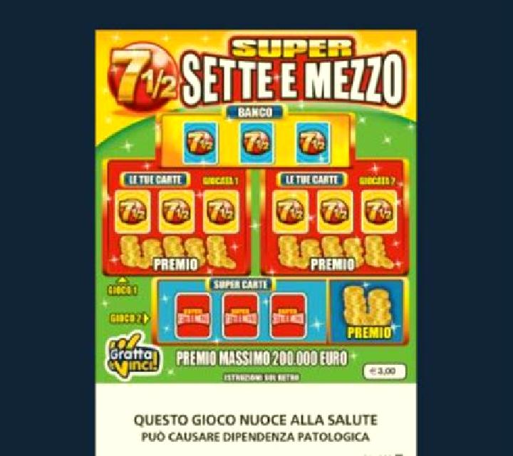 Instant Sette e Mezzo slot game