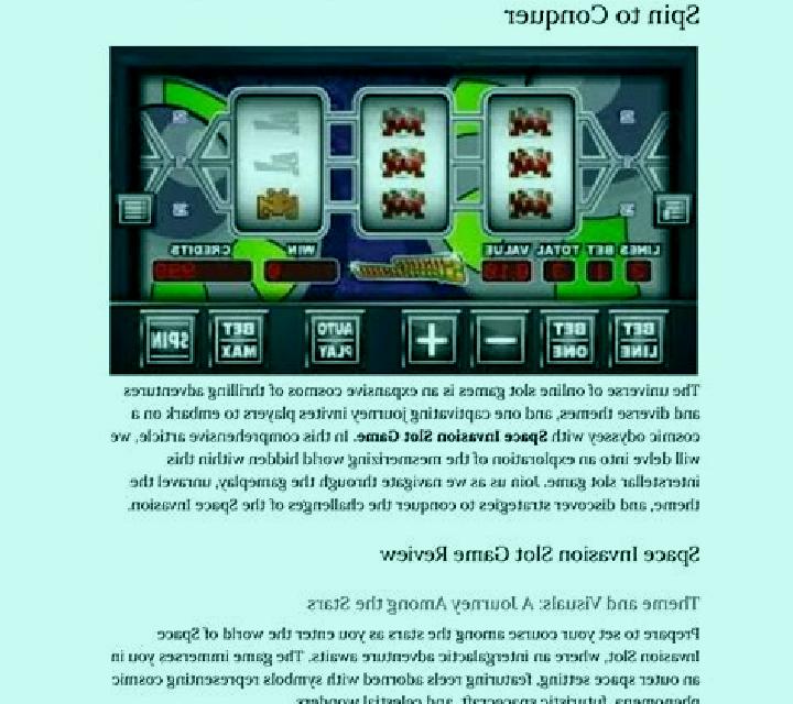 Invasion slot game