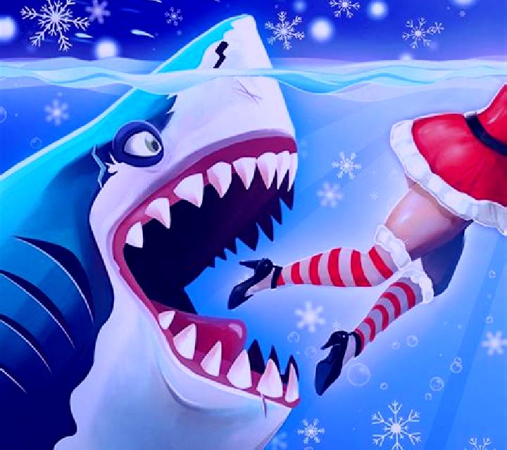 It s Shark Time Xmas online slot