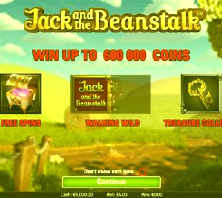 Jack and the Beanstalk online slot