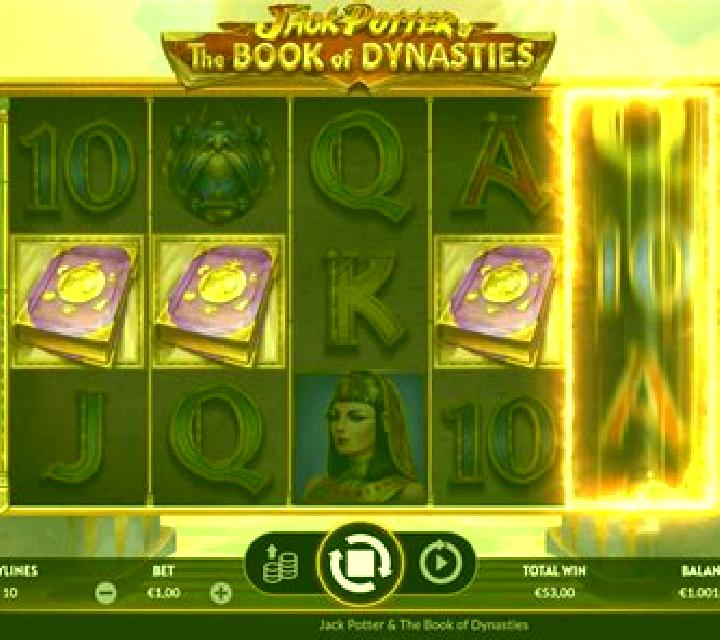Jack Potter and The Book of Dynasties slot game