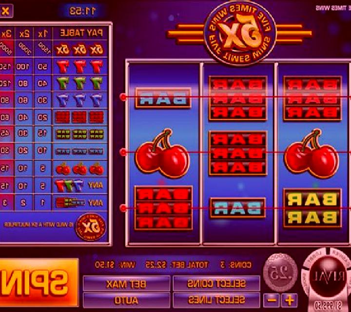 Jackpot 5X Wins slot game