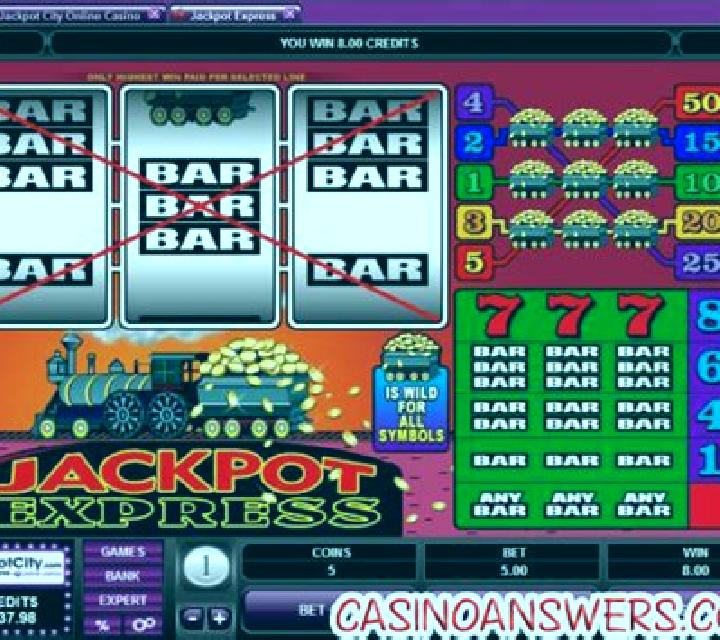 Jackpot Express (Microgaming) slot machine