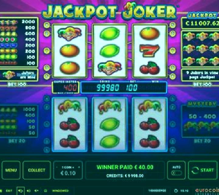 Jackpot Joker (Eurocoin Interactive) online slot