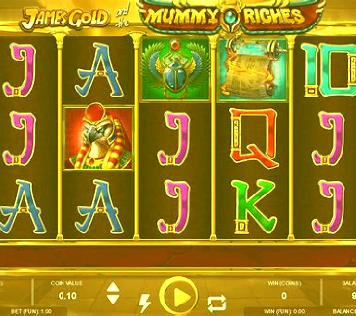 James Gold and the Mummy Riches slot