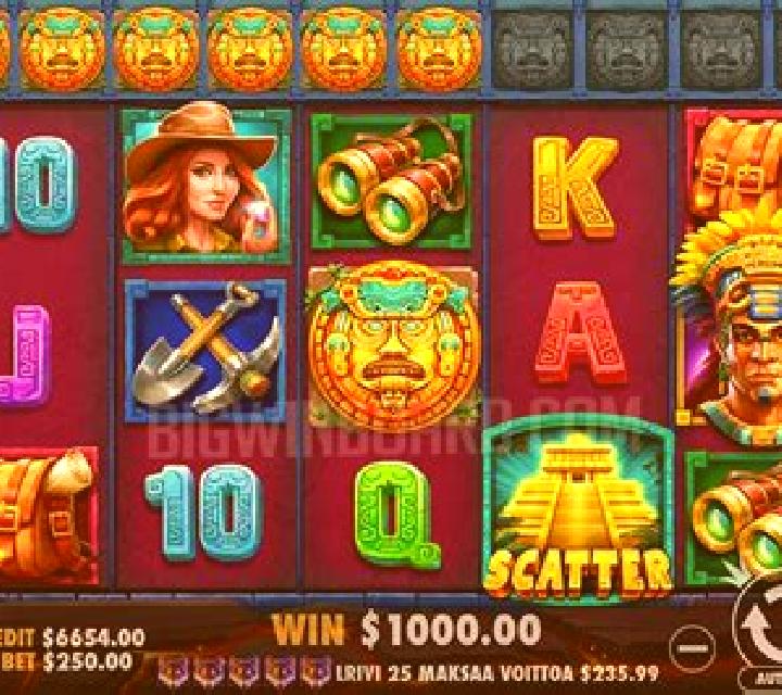 Jane Hunter and The Mask of Montezuma slot game