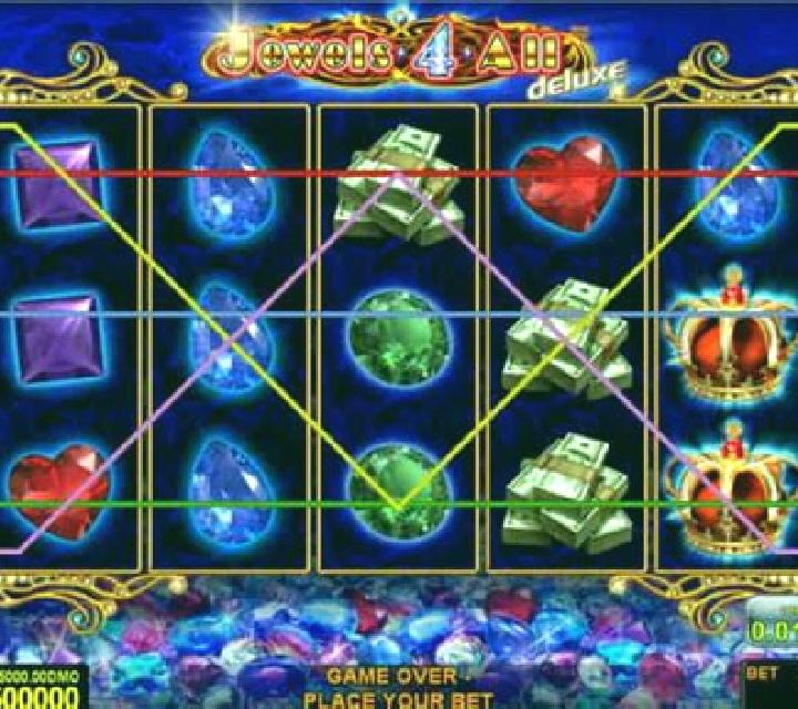 Jewels 4 All Deluxe slot game