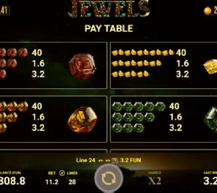 Jewels (AGT Software) slot game