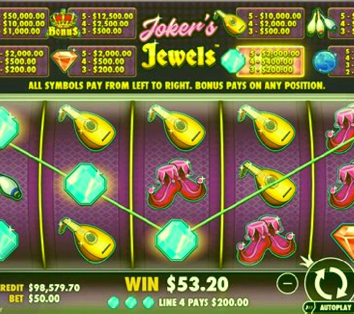Jewels Dice Deluxe slot machine