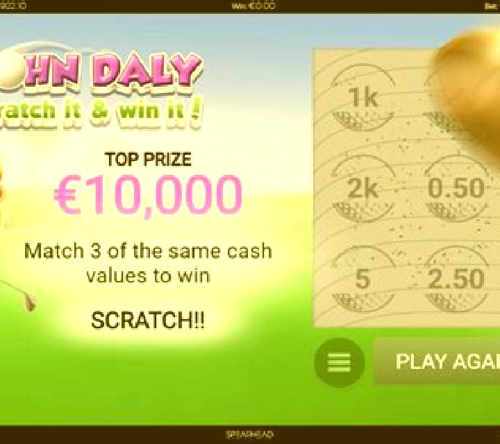 John Daly Scratch It and Win It! slot machine