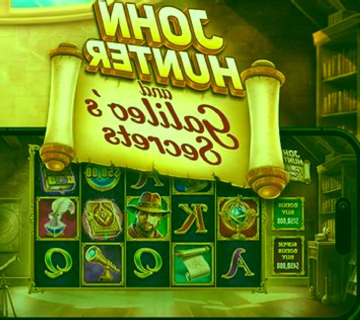 John Hunter and Galileo’s Secrets slot game