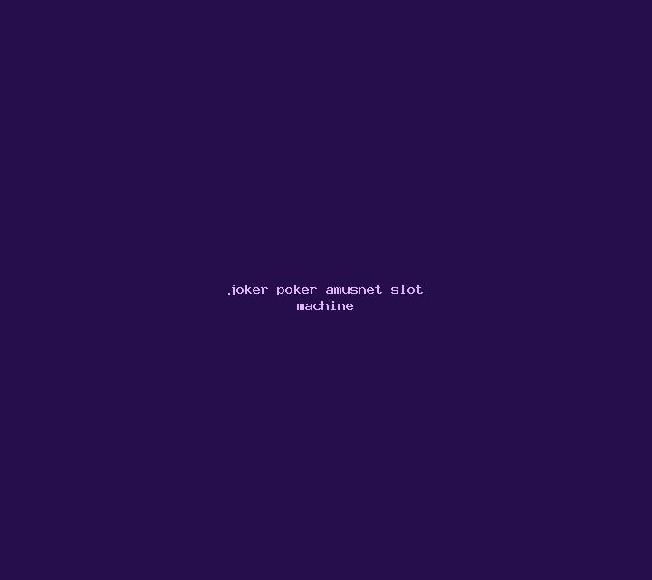 Joker Poker (Amusnet) slot machine