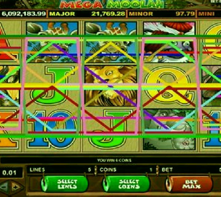 Joker Rush Mega Moolah slot game