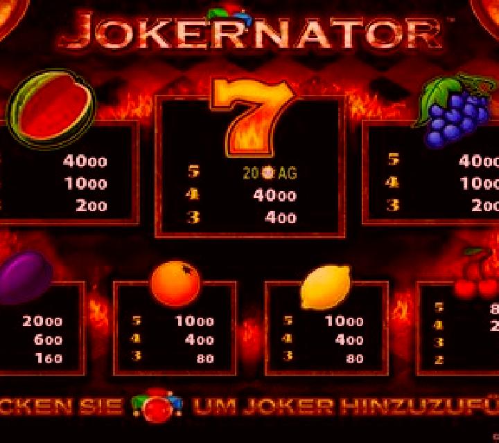 Jokernator HD slot machine